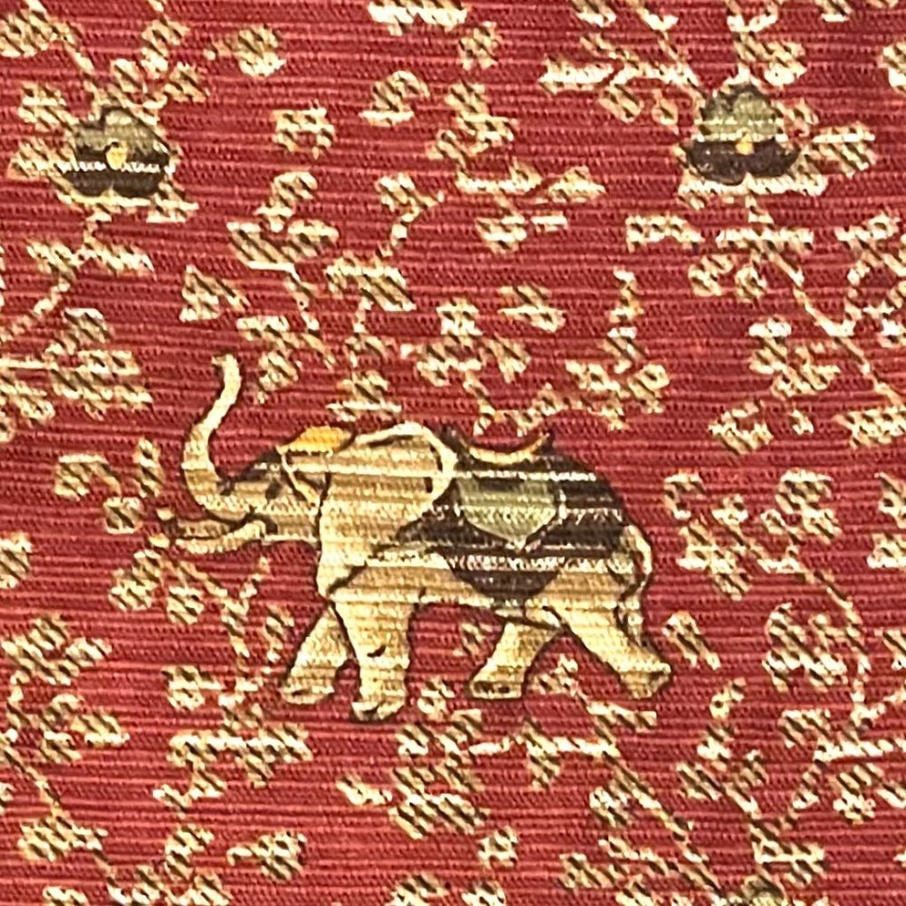 NEW 3.8y P Kaufmann Fabric Elephant Walk Cranberry